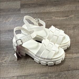 Wild Fable White Platform Sandals